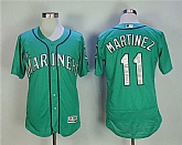 Seattle Mariners #11 Edgar Martinez Green Flexbase Jersey,baseball caps,new era cap wholesale,wholesale hats